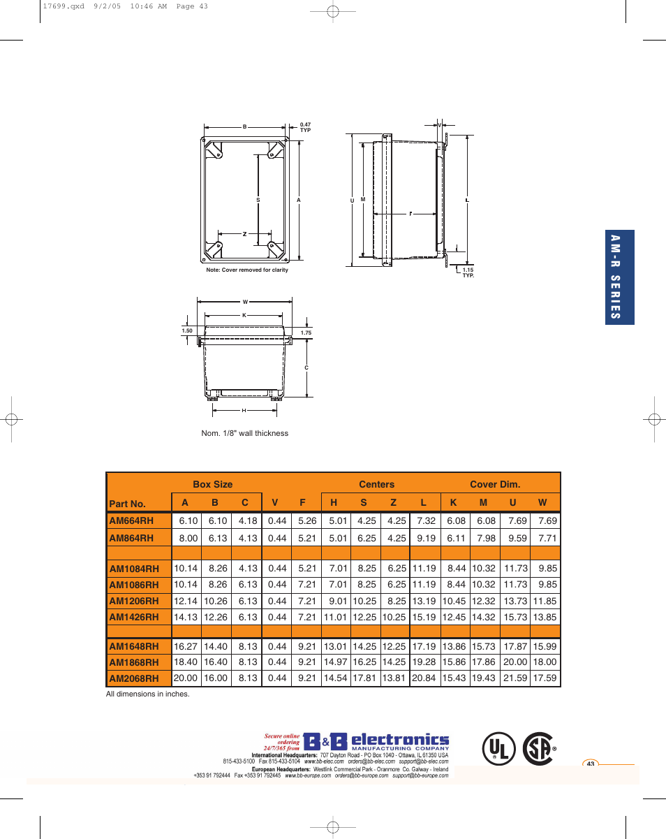 B&B Electronics AM2068 - Datasheet User Manual | Page 24 / 34