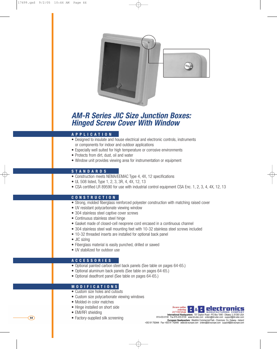 B&B Electronics AM2068 - Datasheet User Manual | Page 25 / 34