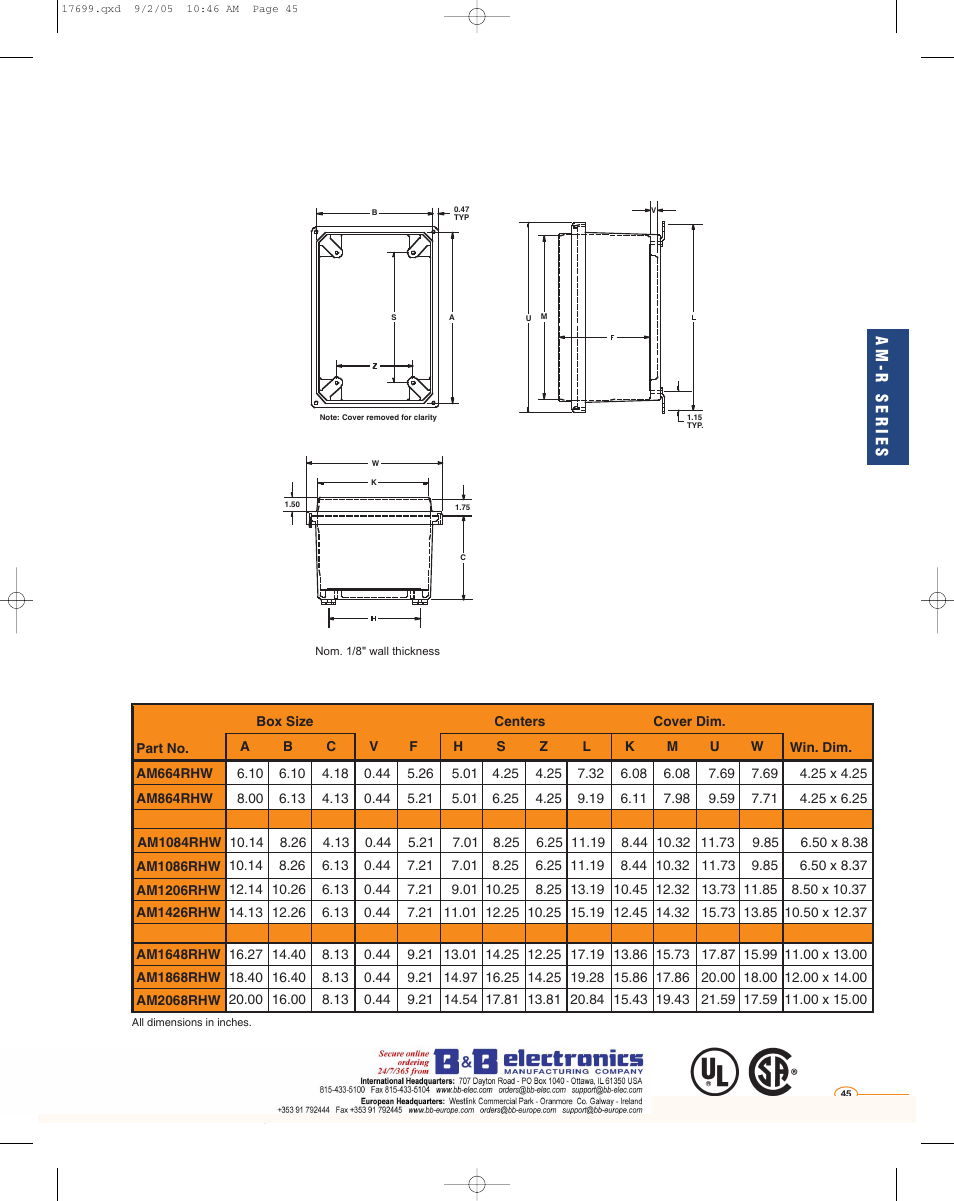 B&B Electronics AM2068 - Datasheet User Manual | Page 26 / 34