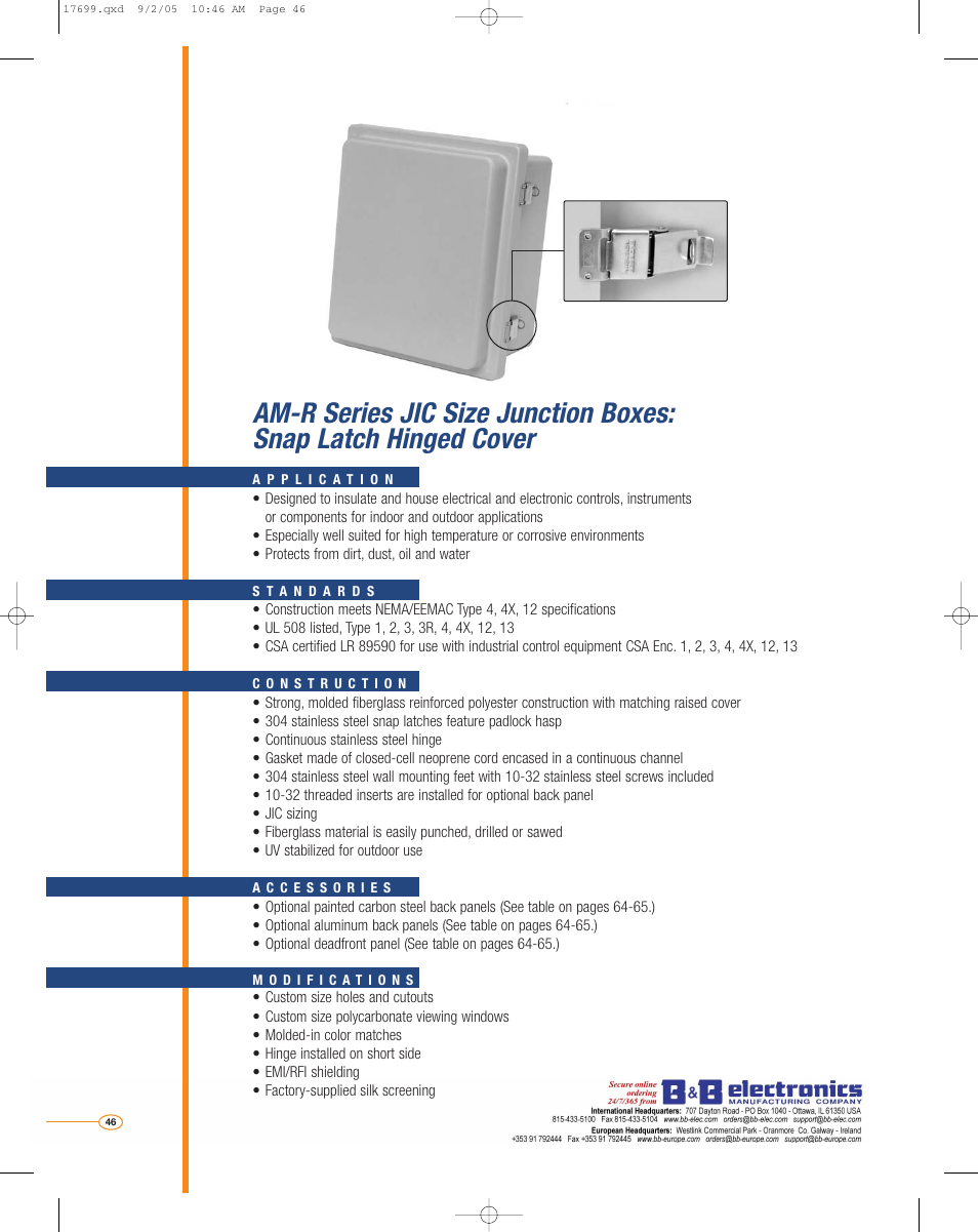 B&B Electronics AM2068 - Datasheet User Manual | Page 27 / 34