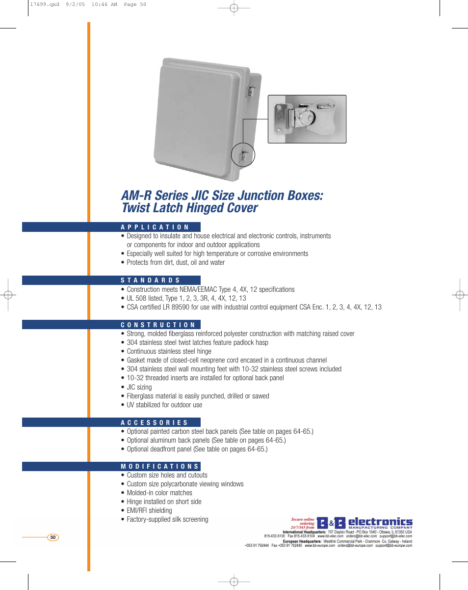 B&B Electronics AM2068 - Datasheet User Manual | Page 31 / 34