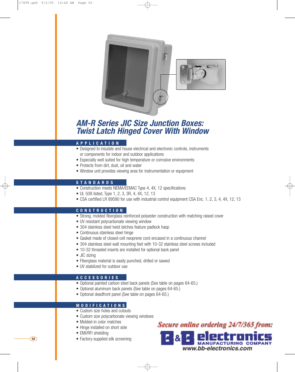 B&B Electronics AM2068 - Datasheet User Manual | Page 33 / 34