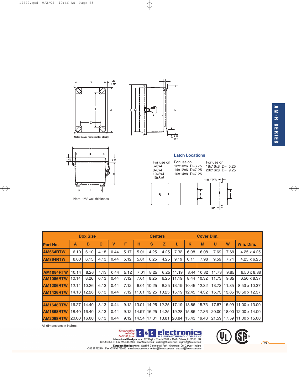 B&B Electronics AM2068 - Datasheet User Manual | Page 34 / 34