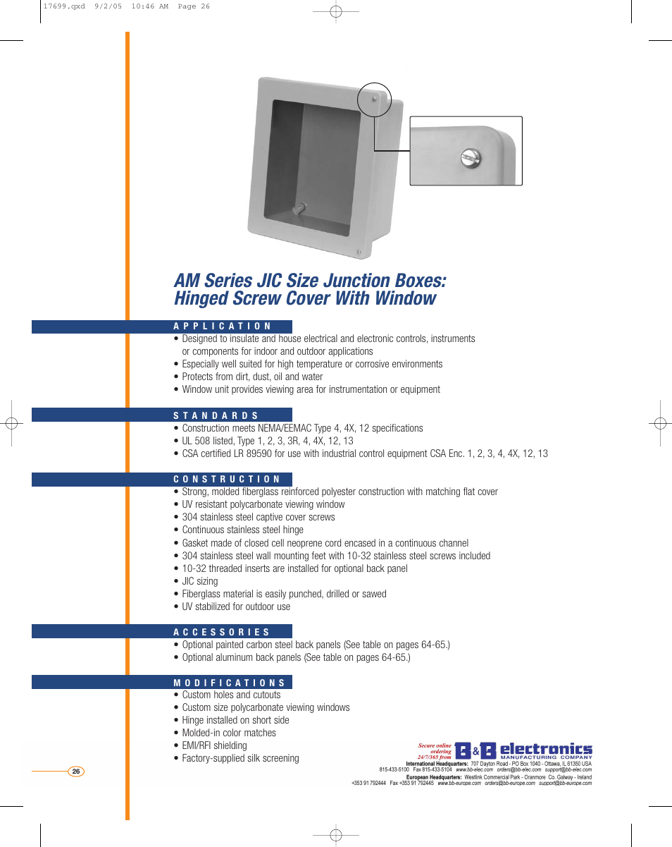 B&B Electronics AM2068 - Datasheet User Manual | Page 7 / 34