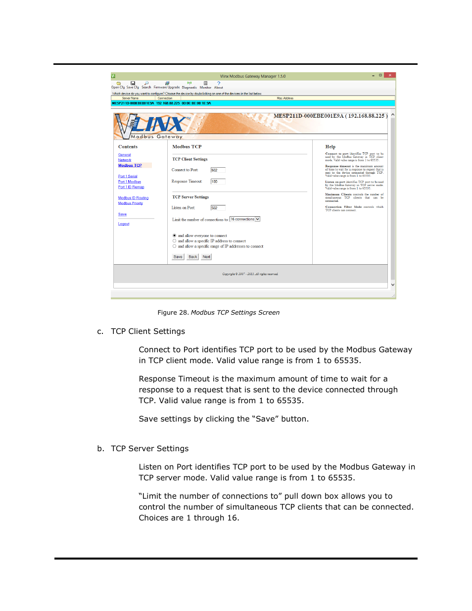 B&B Electronics MESP211D_T - Manual User Manual | Page 28 / 68