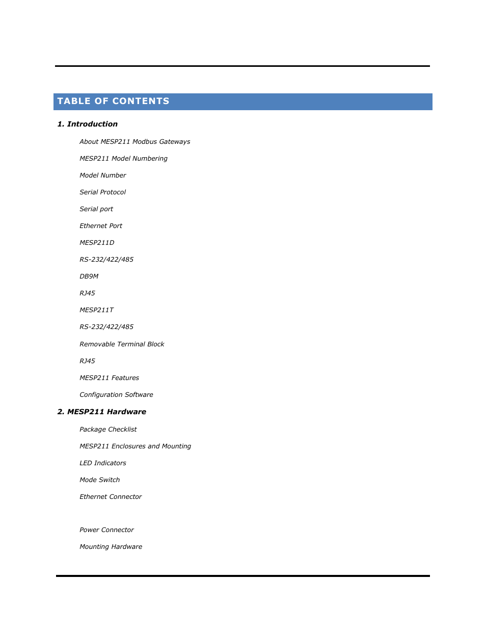 B&B Electronics MESP211D_T - Manual User Manual | Page 3 / 68