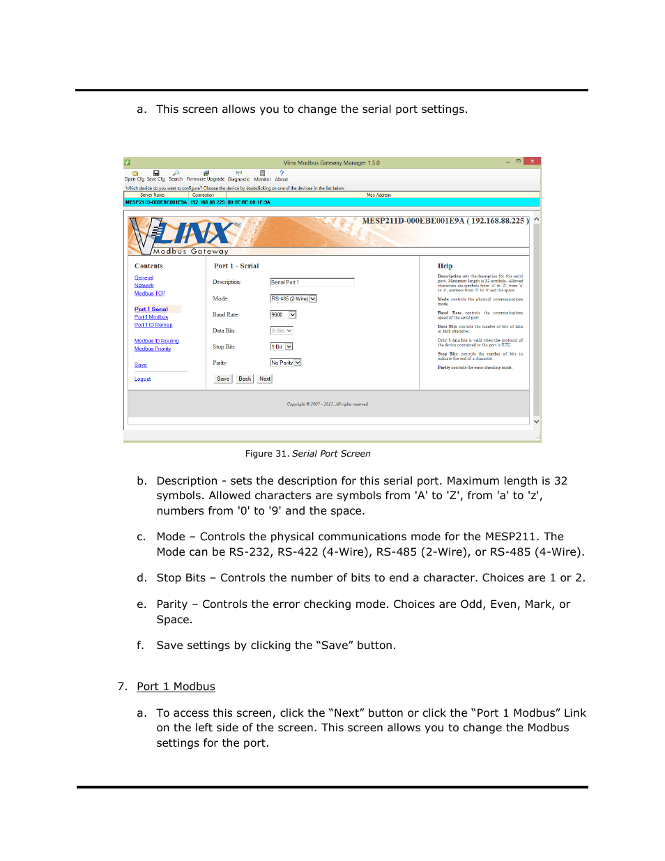 B&B Electronics MESP211D_T - Manual User Manual | Page 31 / 68