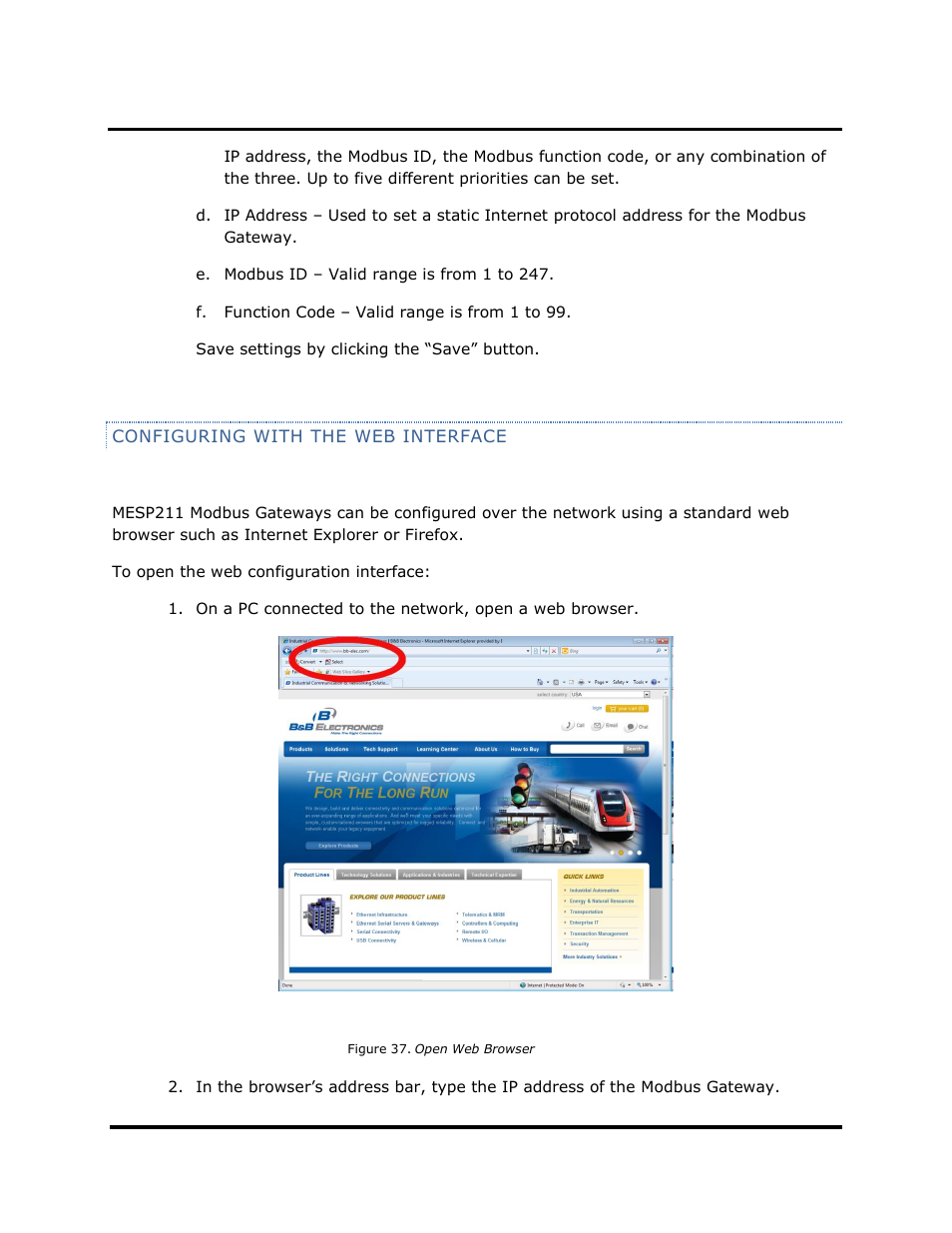 B&B Electronics MESP211D_T - Manual User Manual | Page 37 / 68