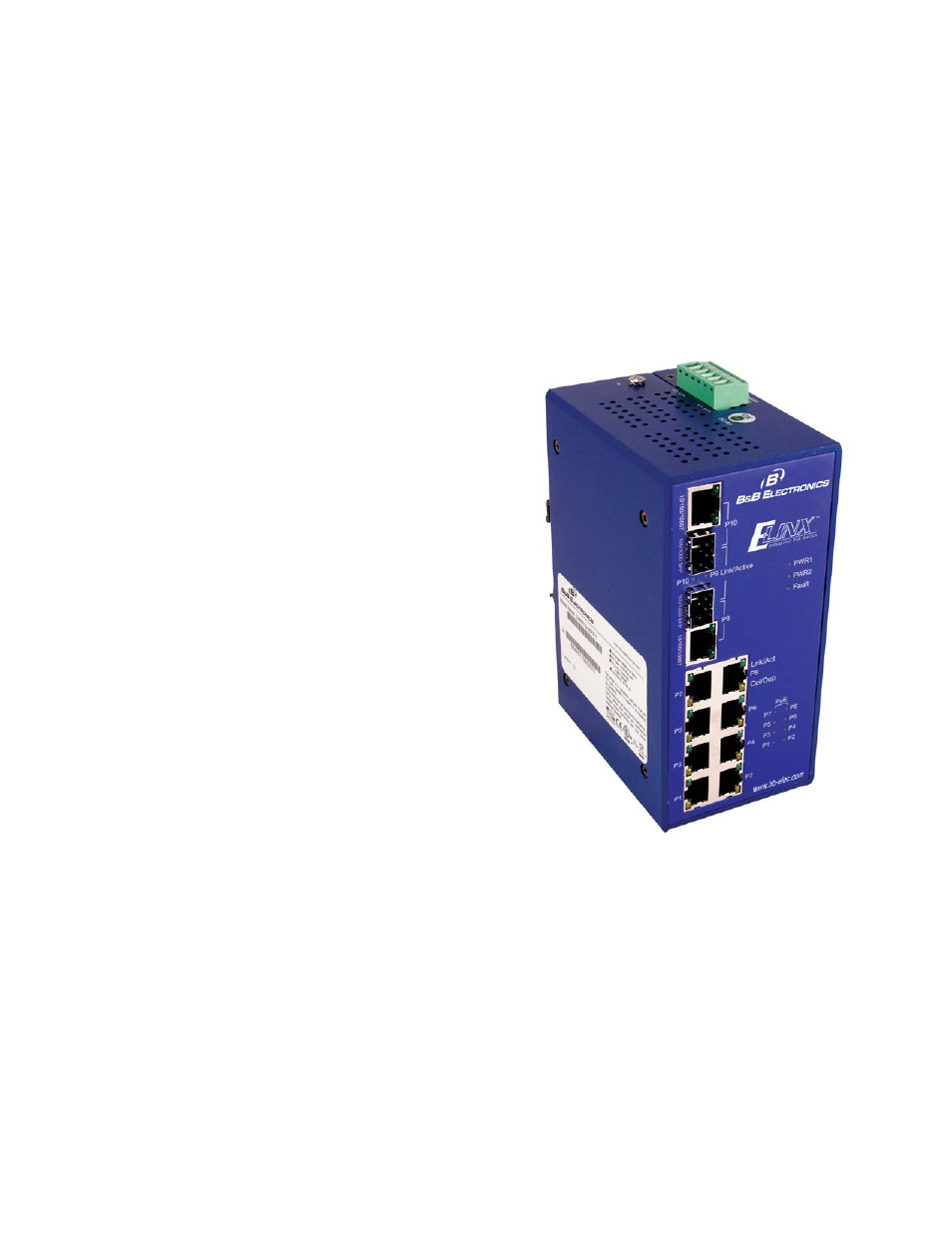 B&B Electronics EIRP410-2SFP-T - Manual User Manual | 24 pages