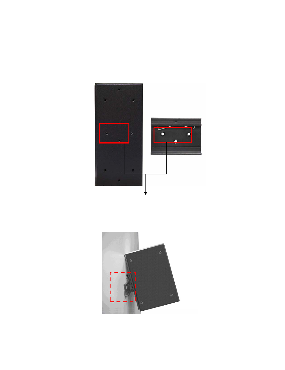 Mounting installation, Din-rail mounting | B&B Electronics EIRP410-2SFP-T - Manual User Manual | Page 17 / 24