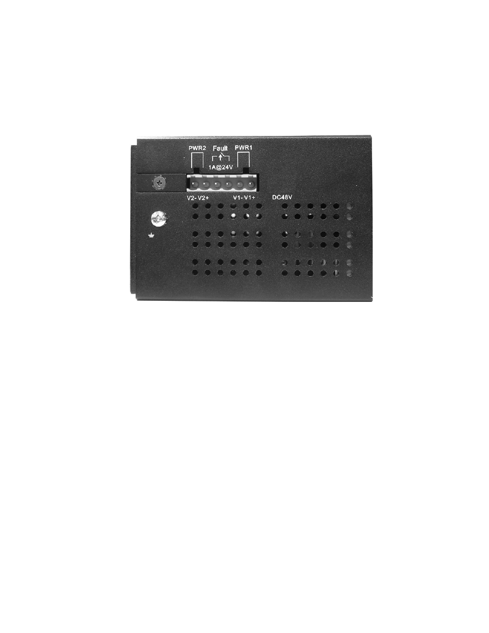 Top view | B&B Electronics EIRP410-2SFP-T - Manual User Manual | Page 8 / 24