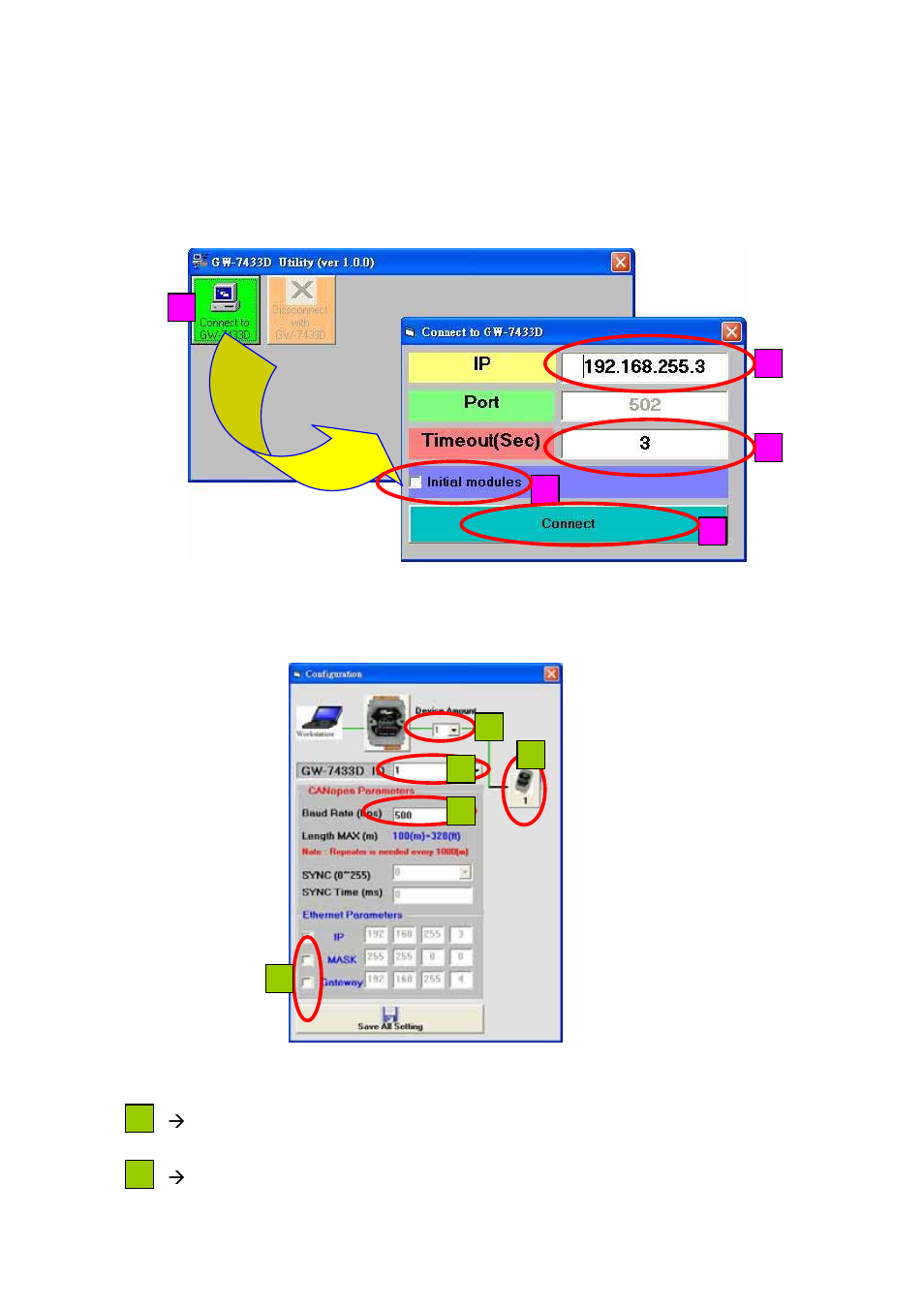 B&B Electronics GW-7433D - Quick Start Guide User Manual | Page 3 / 8