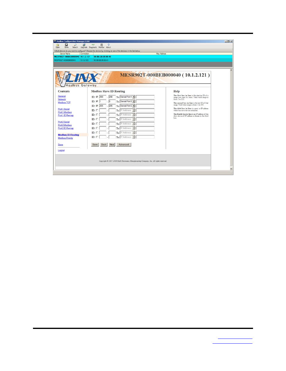 Access modbus priority and configure as necessary | B&B Electronics MESR900 Series - Fiber Models - Manual User Manual | Page 54 / 84