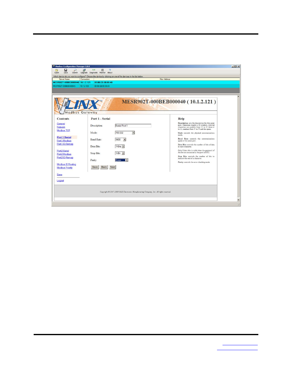 B&B Electronics MESR900 Series - Fiber Models - Manual User Manual | Page 59 / 84