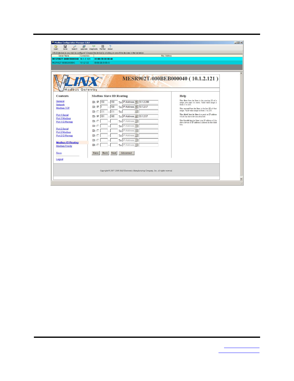 B&B Electronics MESR900 Series - Fiber Models - Manual User Manual | Page 63 / 84