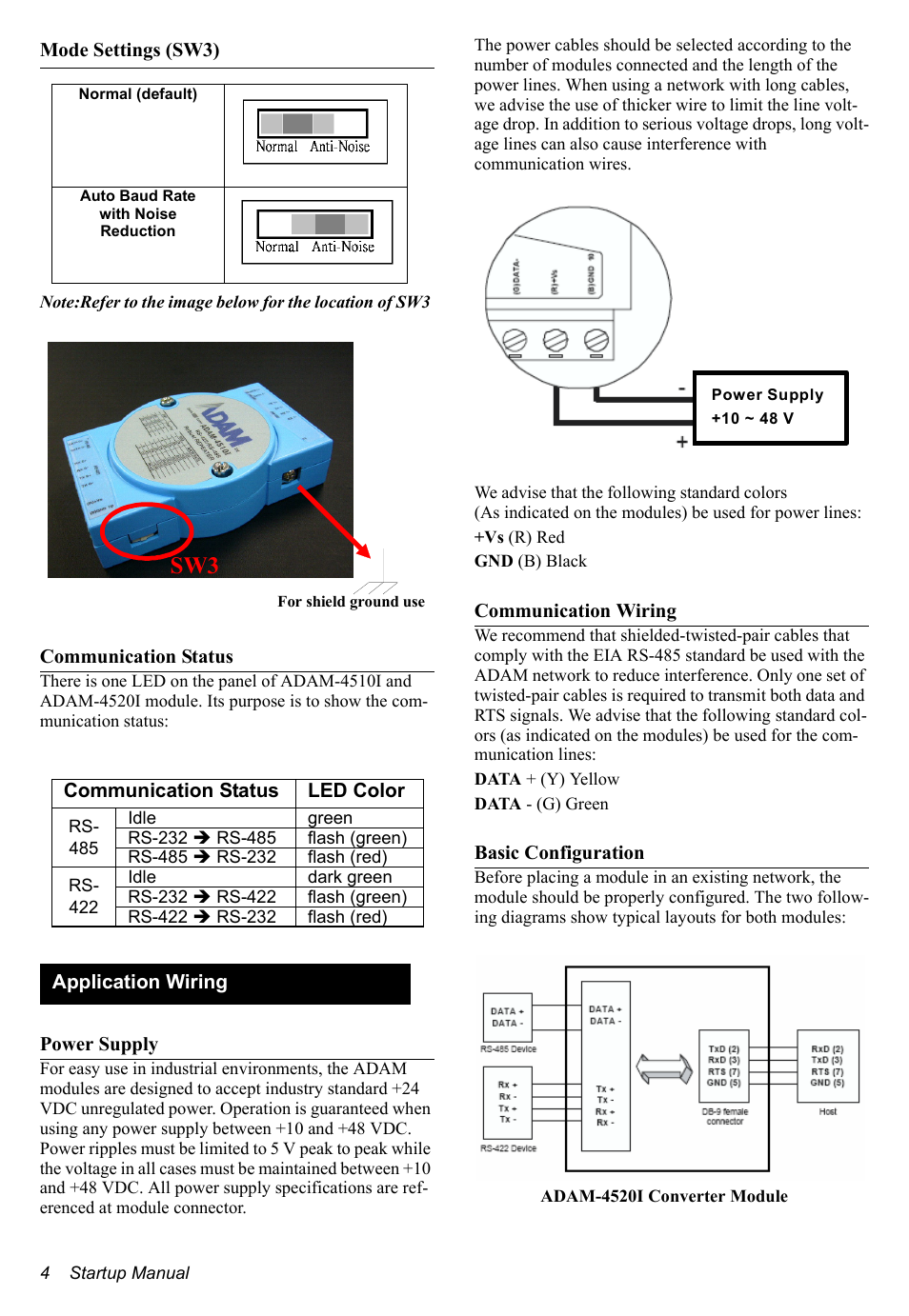 B&B Electronics ADAM-4520I - Manual User Manual | Page 4 / 5