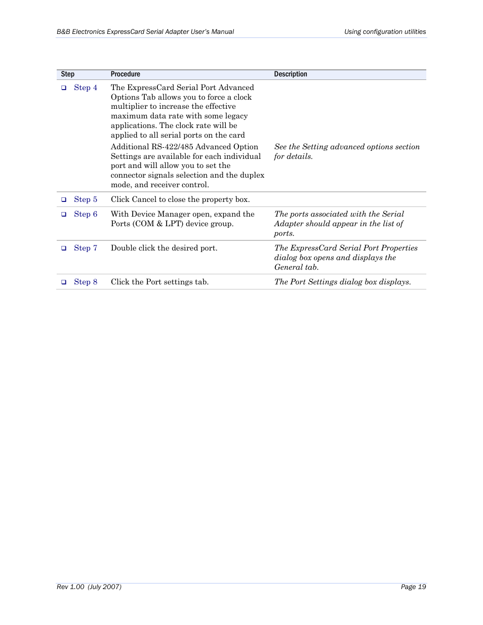 B&B Electronics QSPXP-100 - Manual User Manual | Page 23 / 36