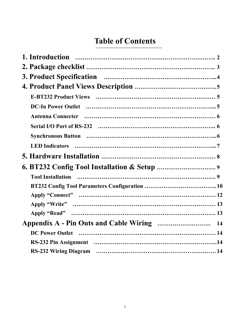 B&B Electronics SS-BLT-100PR - Manual User Manual | Page 2 / 15