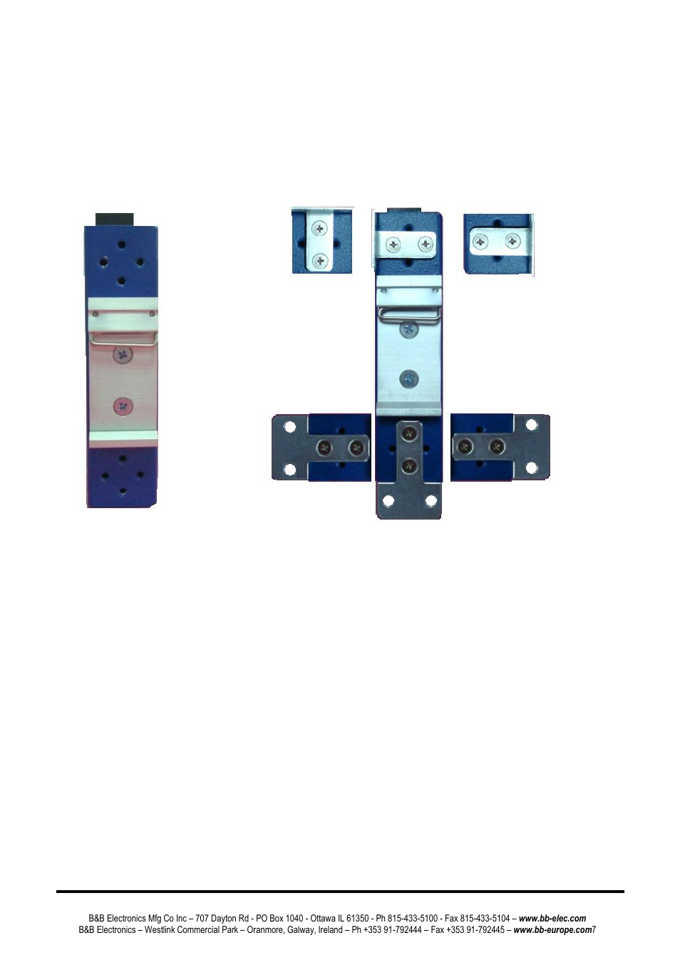 Anel, Ounting, Panel mounting | B&B Electronics ESW108 Series - Quick Start Guide User Manual | Page 13 / 21