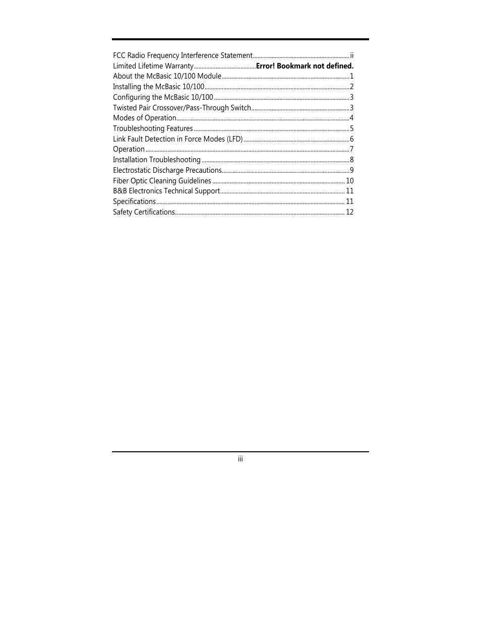 B&B Electronics 855-10260--74 - Manual User Manual | Page 3 / 17