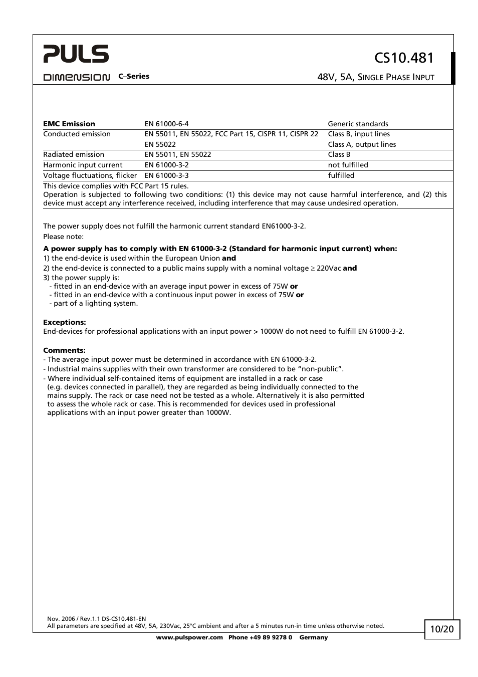 48v, 5a, s | B&B Electronics NTPS-48-5 - Datasheet User Manual | Page 10 / 20