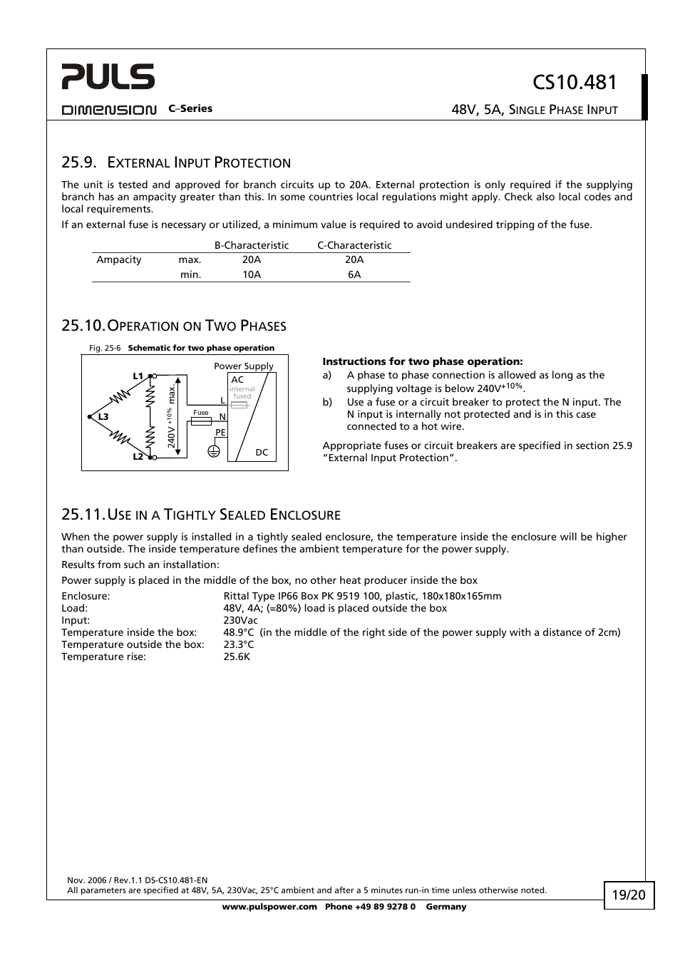 48v, 5a, s | B&B Electronics NTPS-48-5 - Datasheet User Manual | Page 19 / 20