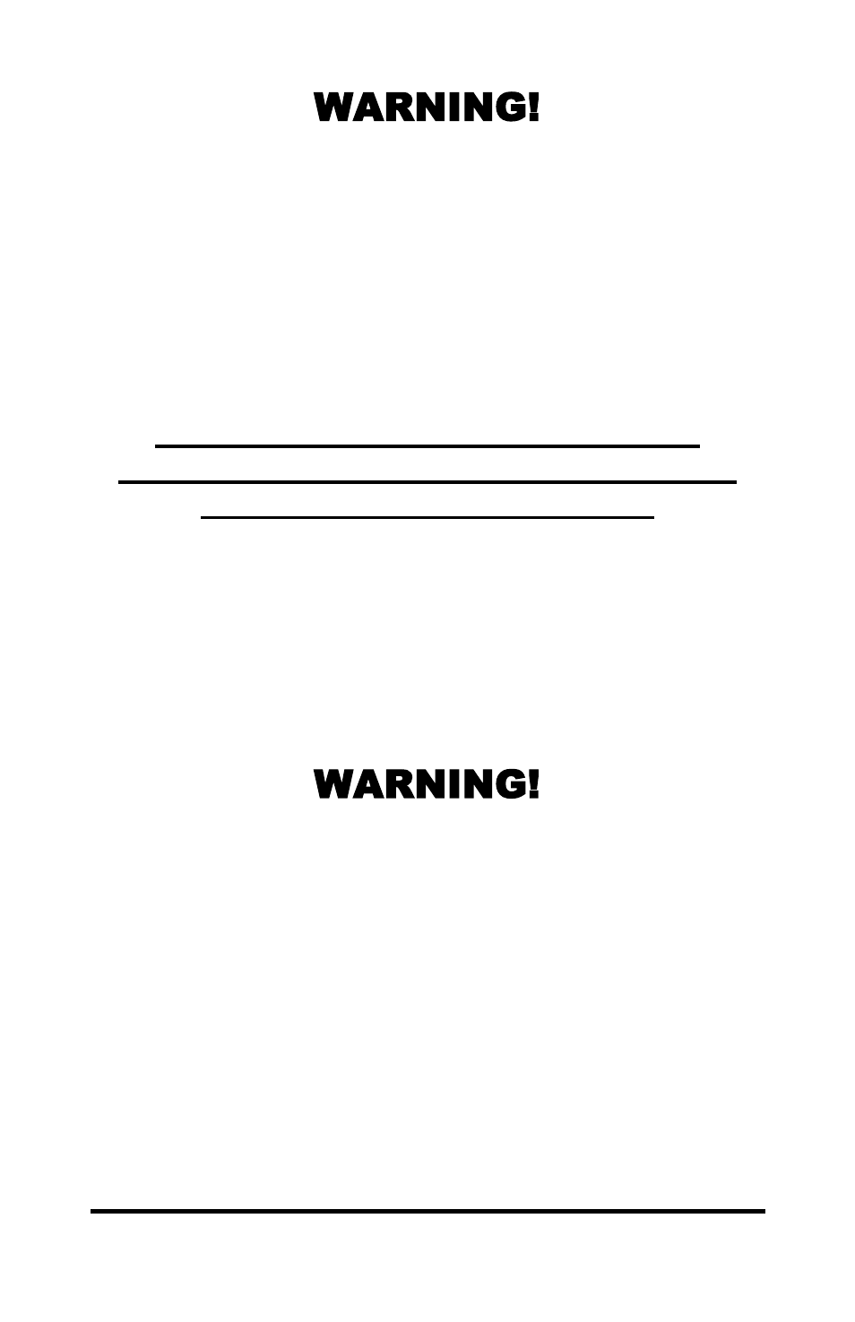 Warning | B&B Electronics HDV100A3 - Manual User Manual | Page 4 / 31