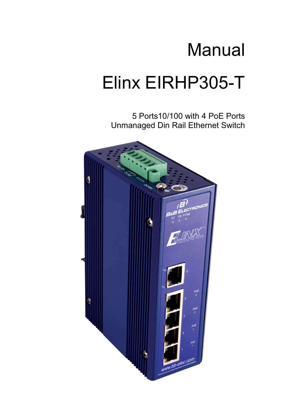B&B Electronics EIRHP305-T - Manual User Manual | 19 pages