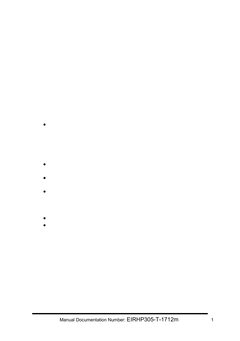 Overview, Features | B&B Electronics EIRHP305-T - Manual User Manual | Page 5 / 19