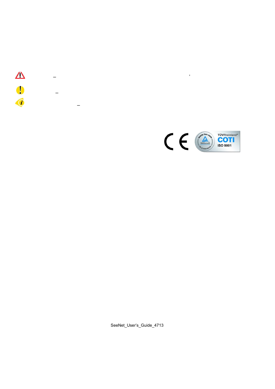 Used symbols | B&B Electronics R-SeeNet-5 - Manual User Manual | Page 2 / 60