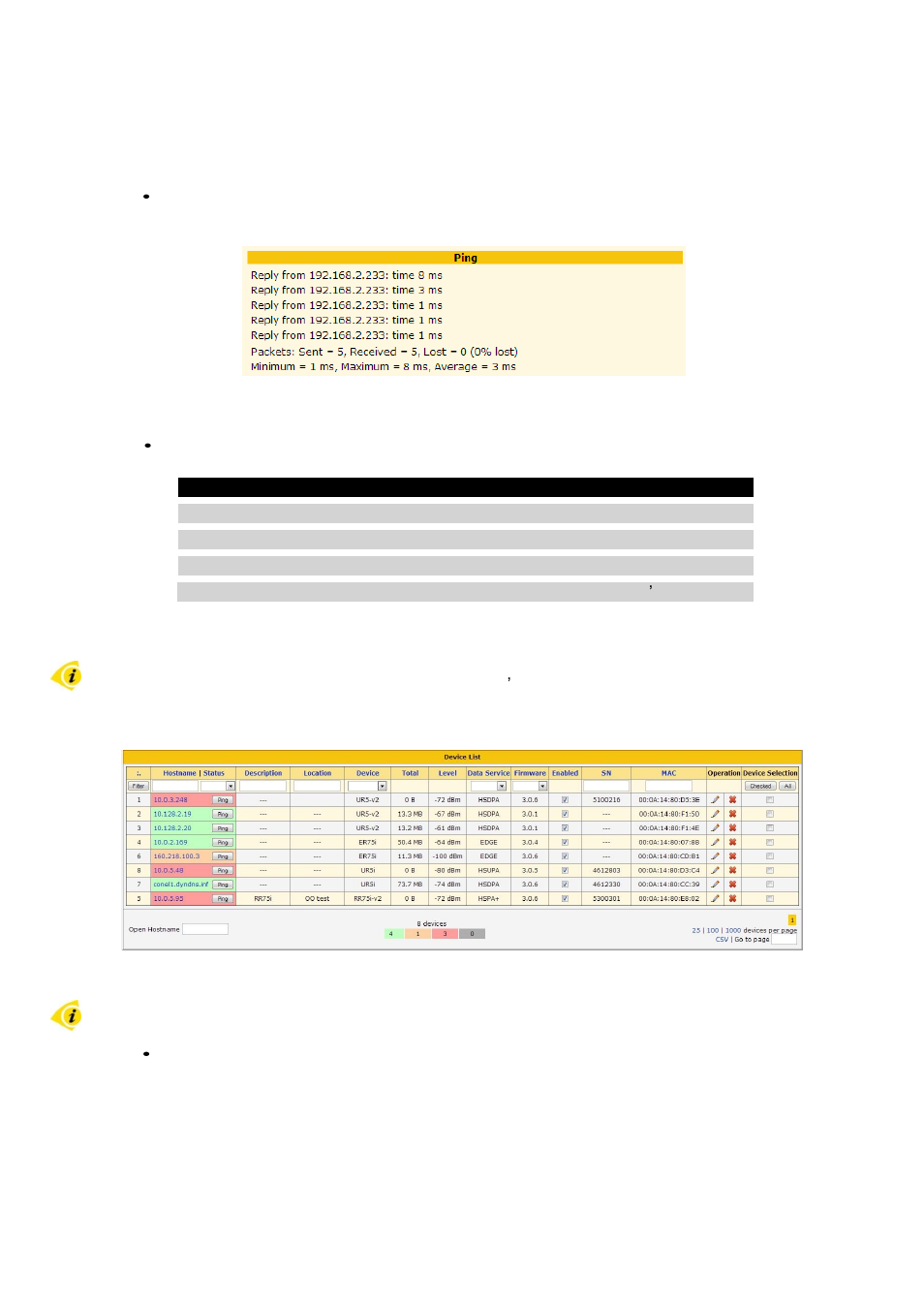 Description of the web interface | B&B Electronics R-SeeNet-5 - Manual User Manual | Page 23 / 60