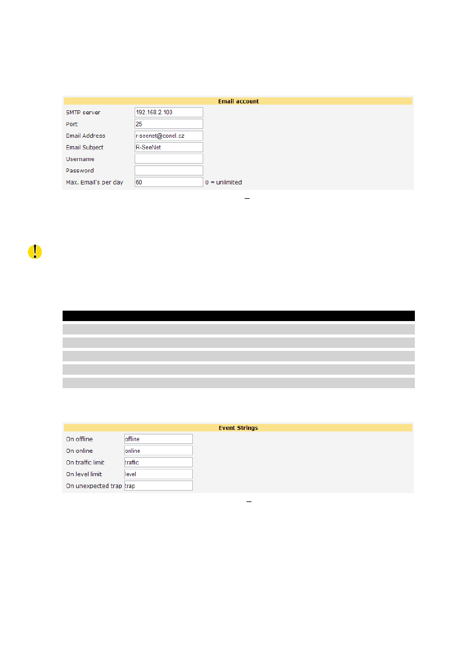 Description of the web interface | B&B Electronics R-SeeNet-5 - Manual User Manual | Page 50 / 60