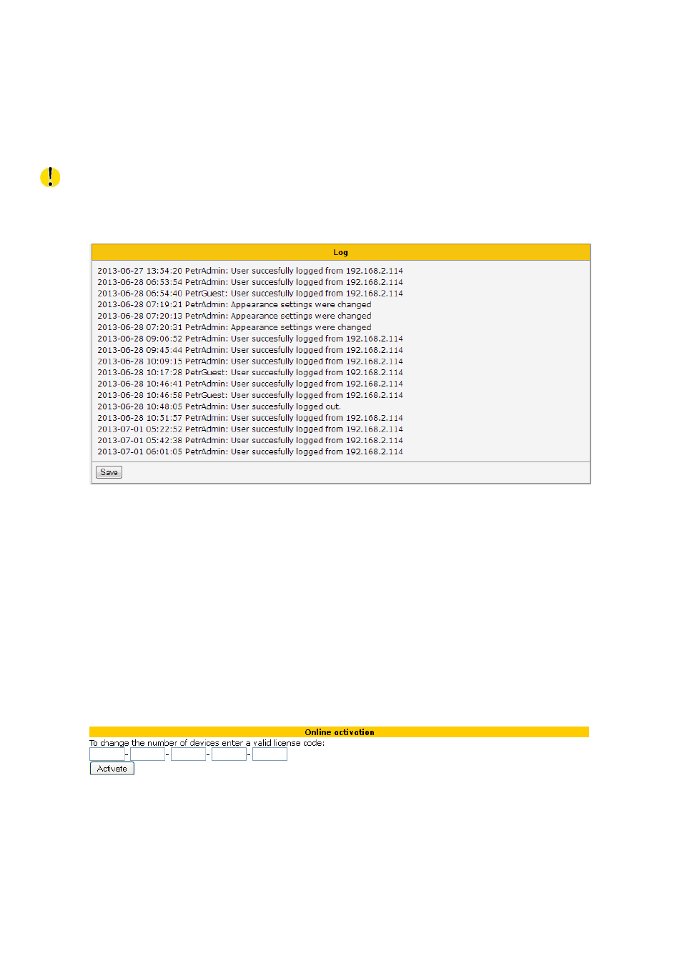 Description of the web interface, 15 log, 16 about | B&B Electronics R-SeeNet-5 - Manual User Manual | Page 56 / 60
