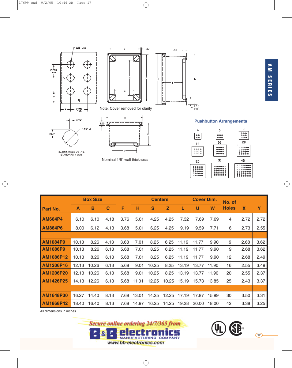B&B Electronics AM3PB22 - Datasheet User Manual | Page 4 / 6