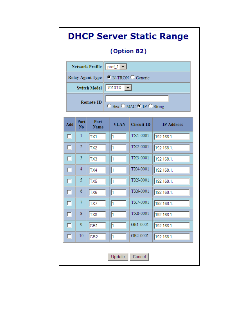 Dhcp – server – setup ip maps, continued | B&B Electronics 7010TX - Manual User Manual | Page 37 / 153