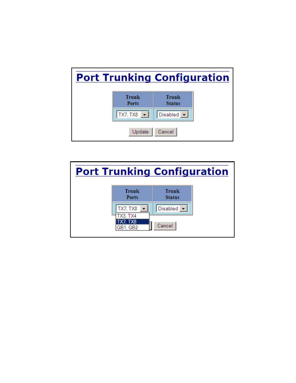 Ports – trunking | B&B Electronics 7010TX - Manual User Manual | Page 53 / 153