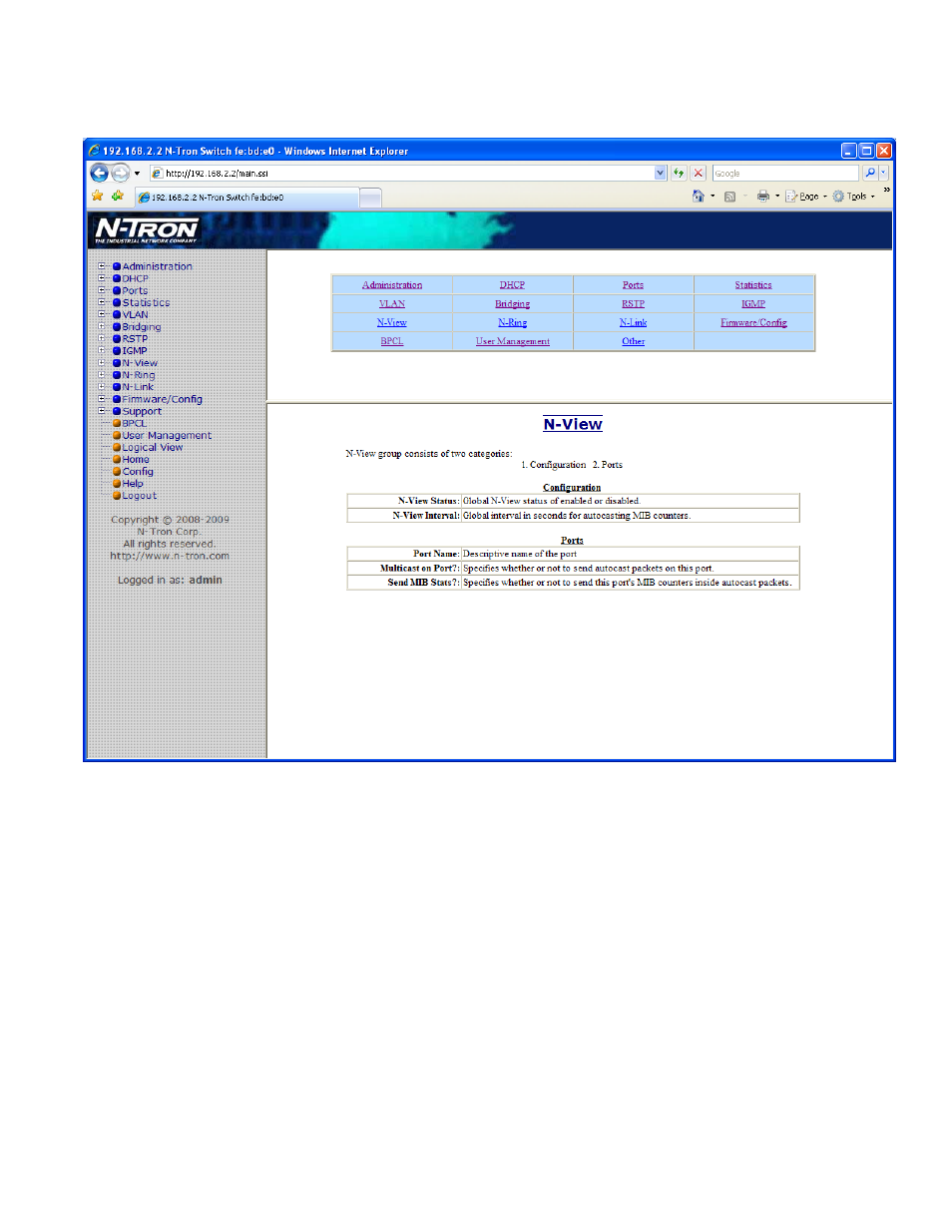 Help – n-view | B&B Electronics 7018TX - Manual User Manual | Page 109 / 138