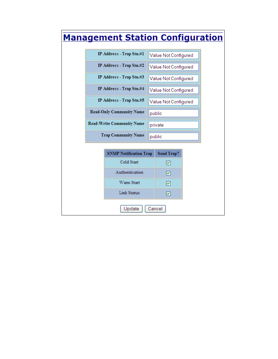 Administration – snmp, continued | B&B Electronics 7018TX - Manual User Manual | Page 27 / 138