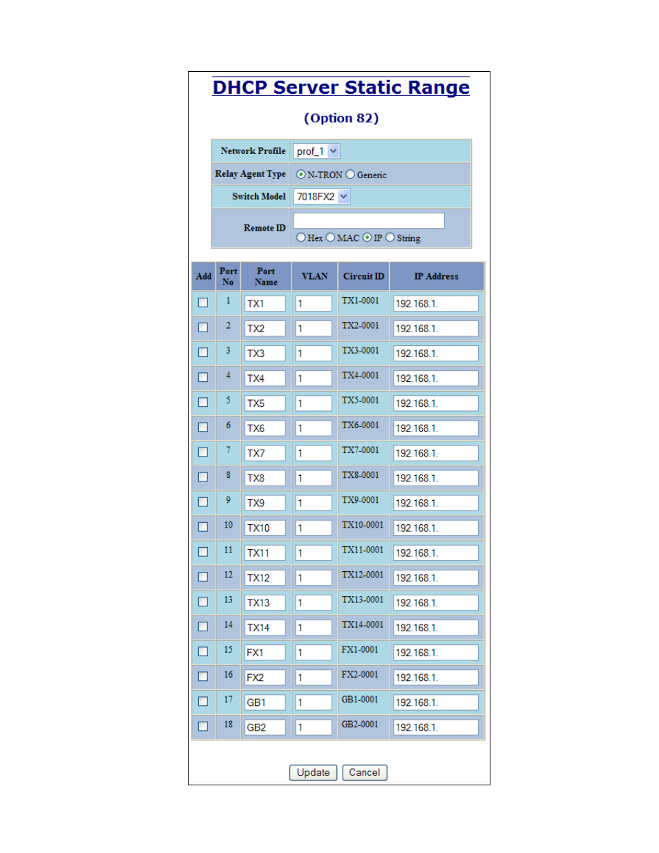 Dhcp – server – setup ip maps, continued | B&B Electronics 7018TX - Manual User Manual | Page 33 / 138