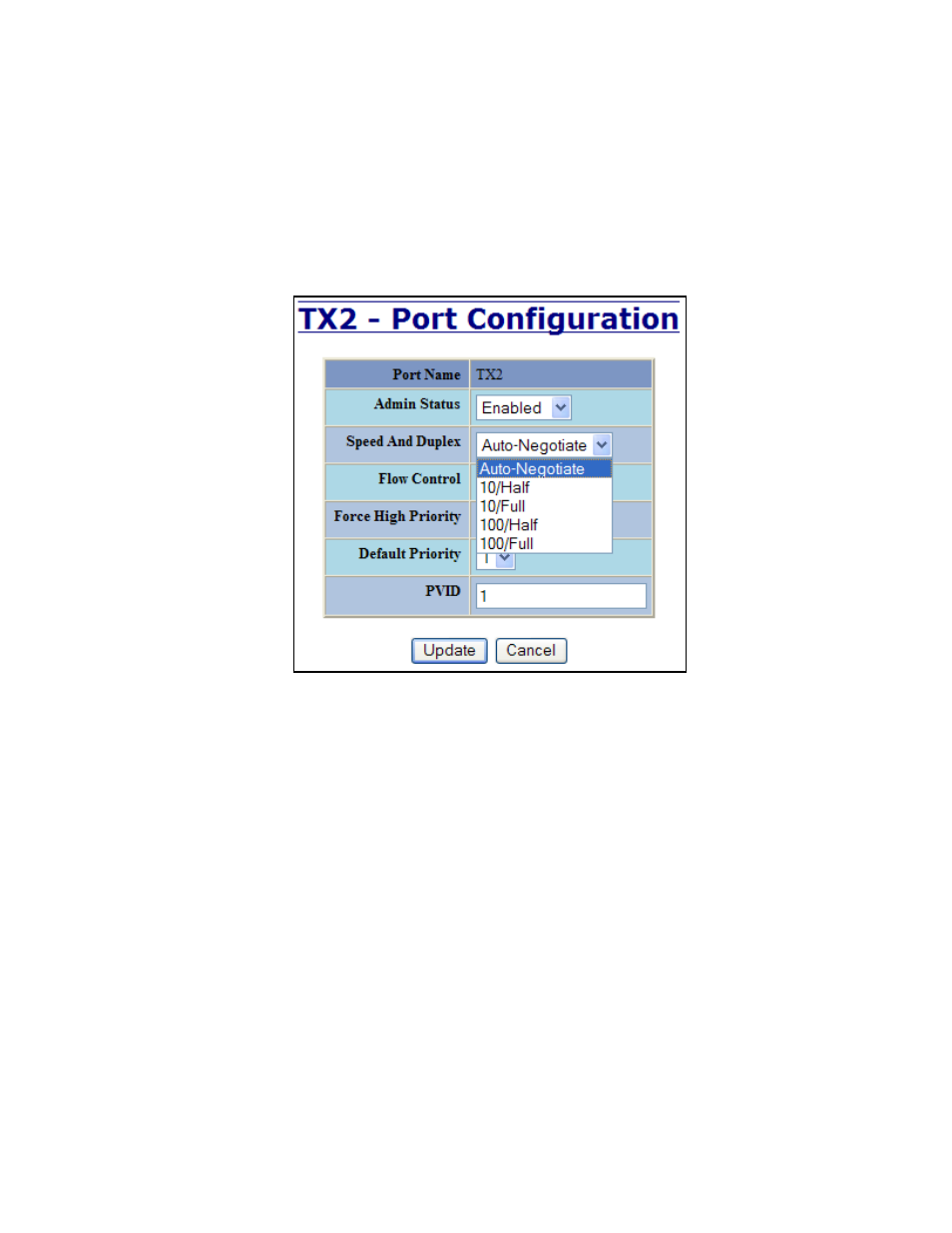Ports – configuration, continued | B&B Electronics 7018TX - Manual User Manual | Page 42 / 138