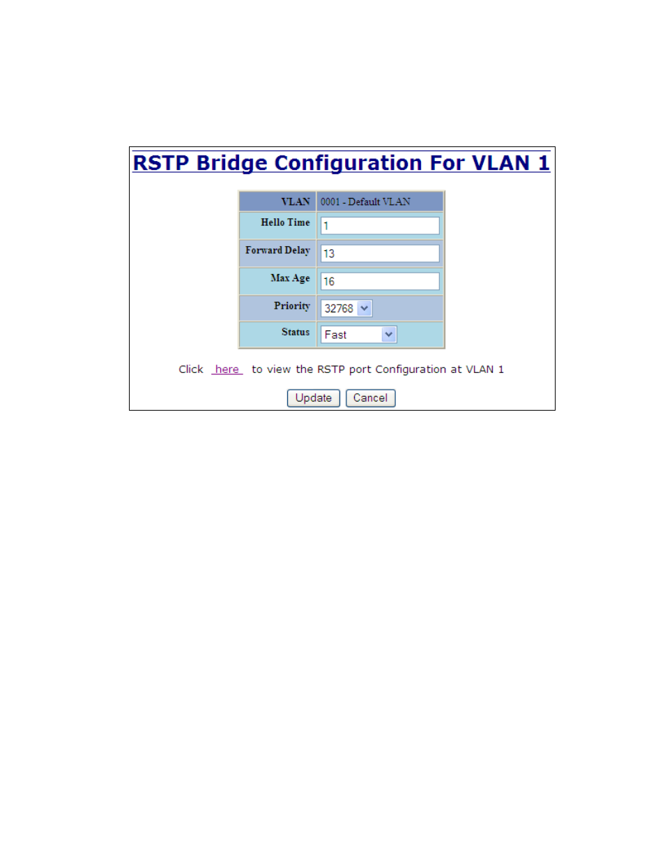 Rstp – configuration continued | B&B Electronics 7018TX - Manual User Manual | Page 58 / 138