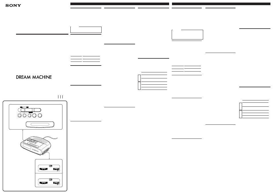 Sony ICF-C295 User Manual | 2 pages