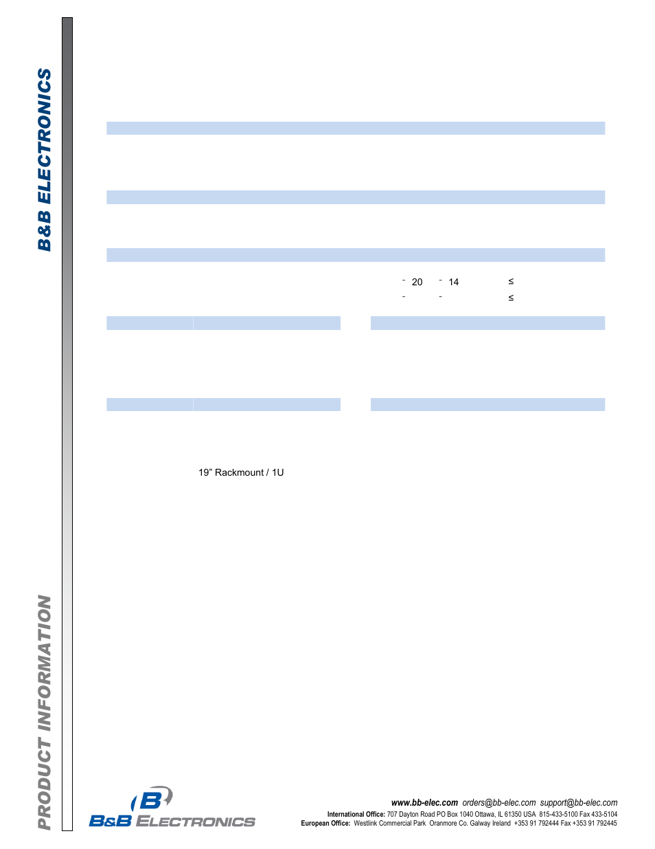 B&B Electronics ESWG626-2SFP-T - Datasheet User Manual | Page 3 / 3