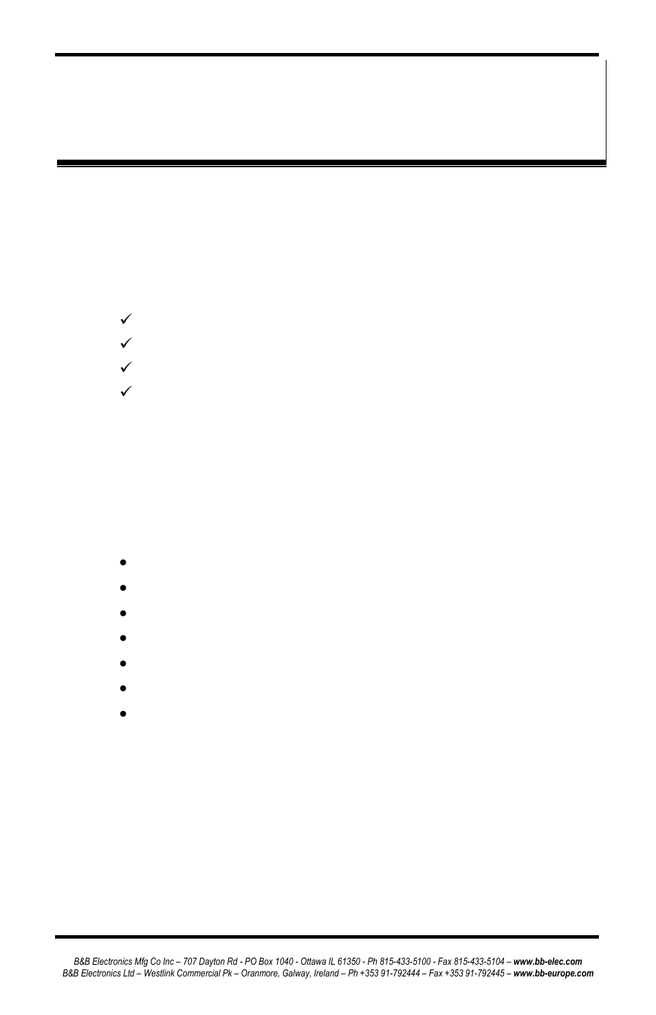 Chapter 2: making the hardware connections, Ackage, Hecklist | Esp901/esp902, Onnections, Ndicators and, Eset, Witch | B&B Electronics ESP902 - Manual User Manual | Page 17 / 91