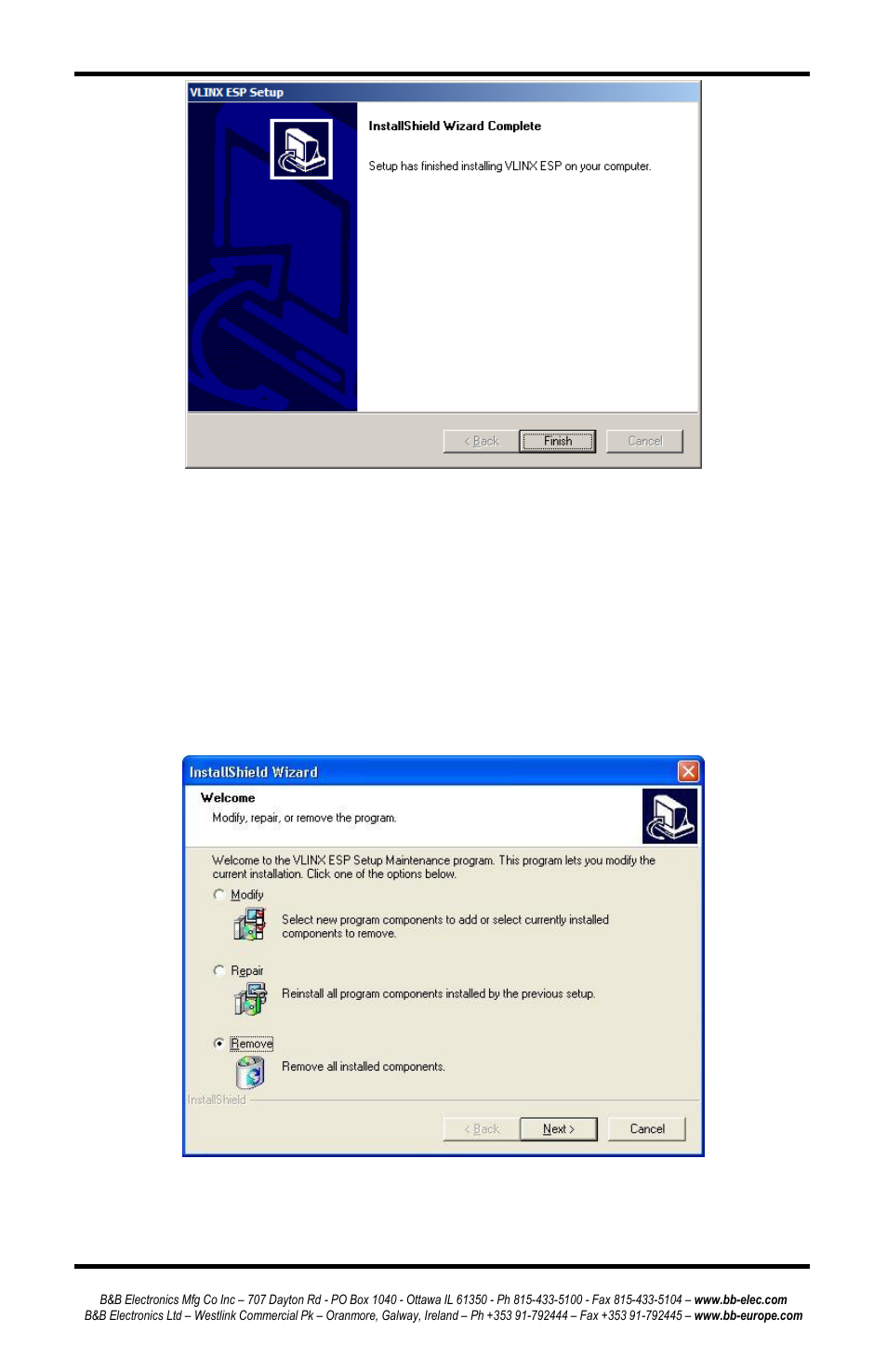 Updating an existing installation | B&B Electronics ESP902 - Manual User Manual | Page 27 / 91