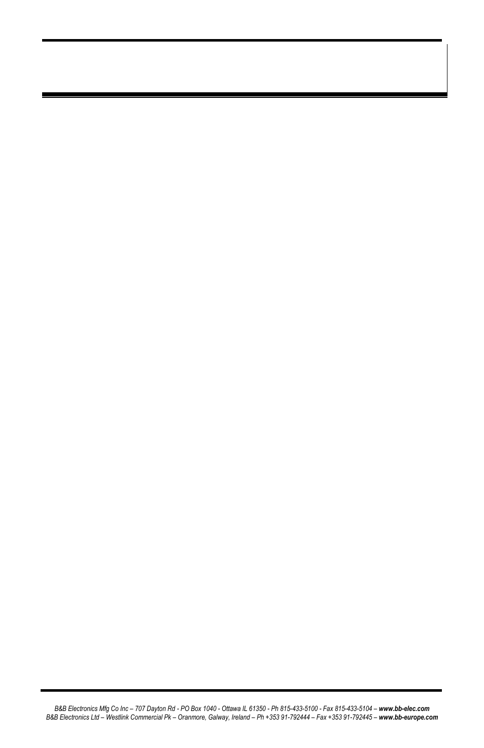 B&B Electronics ESP902 - Manual User Manual | Page 5 / 91