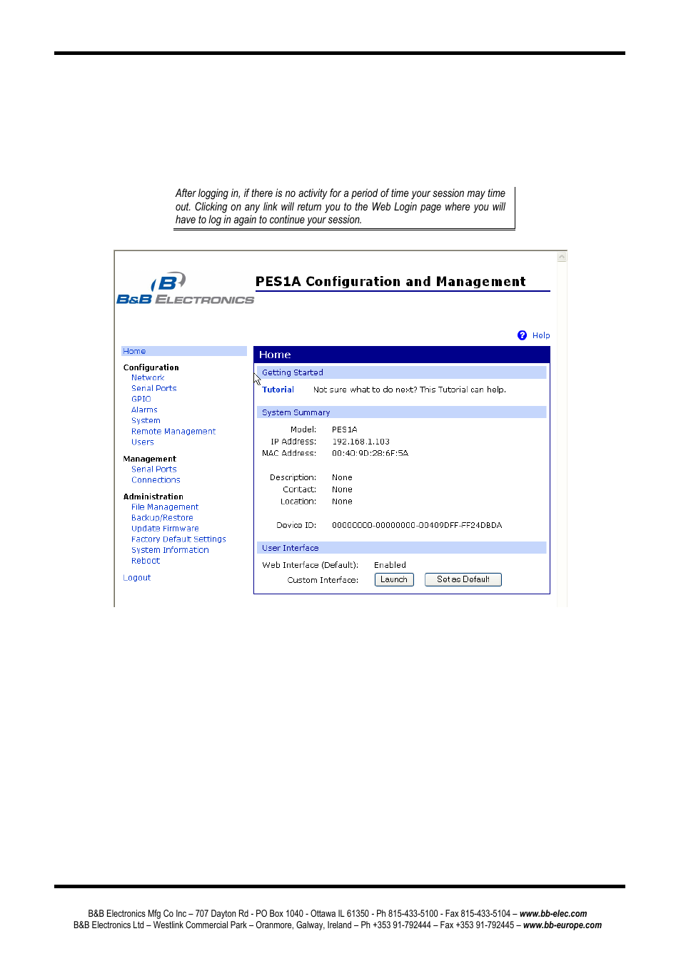 Sing, Utorial and, Onfiguring | Etwork, Ettings, Using tutorial and help, Configuring network settings | B&B Electronics PESV1A - Manual User Manual | Page 26 / 60