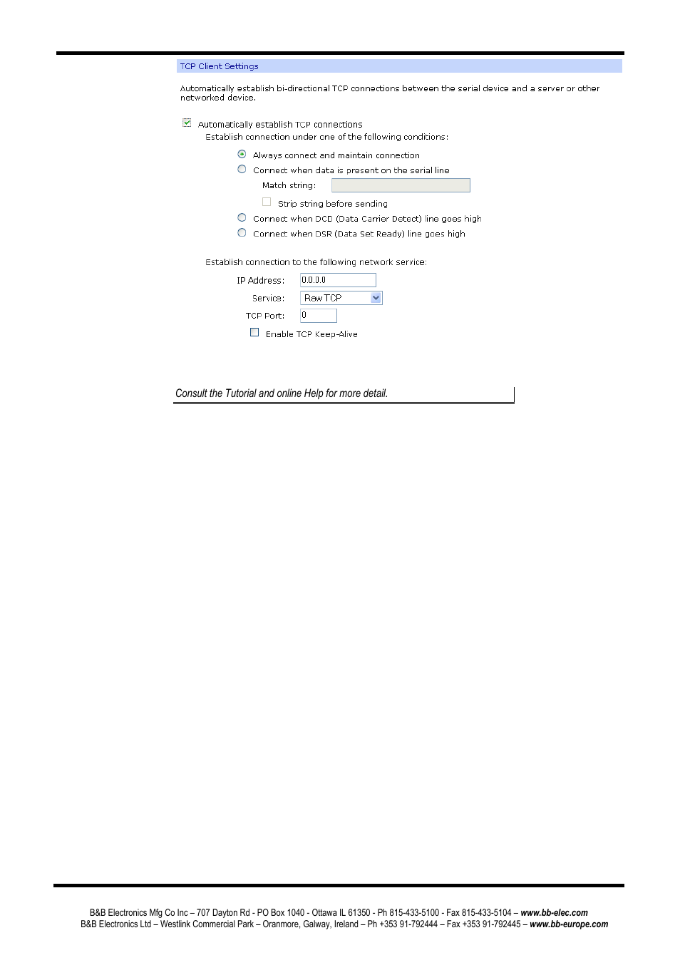 Udp sockets | B&B Electronics PESV1A - Manual User Manual | Page 31 / 60
