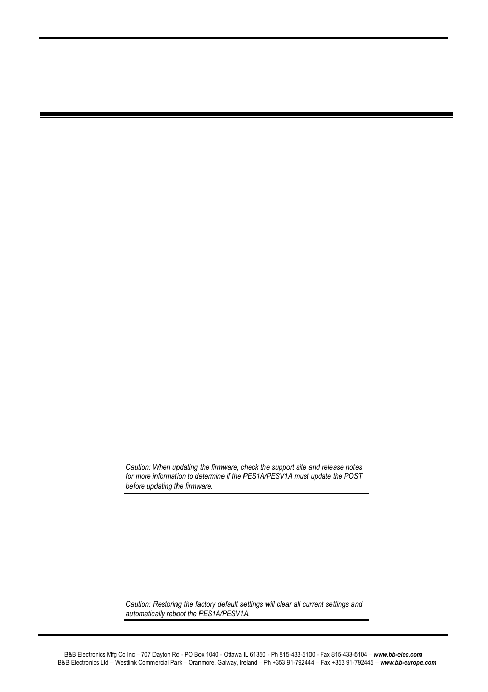 Chapter 7: using administrative features, Anagement, Ackup | Estore, Pdate, Irmware, Actory, Efault, Ettings | B&B Electronics PESV1A - Manual User Manual | Page 41 / 60