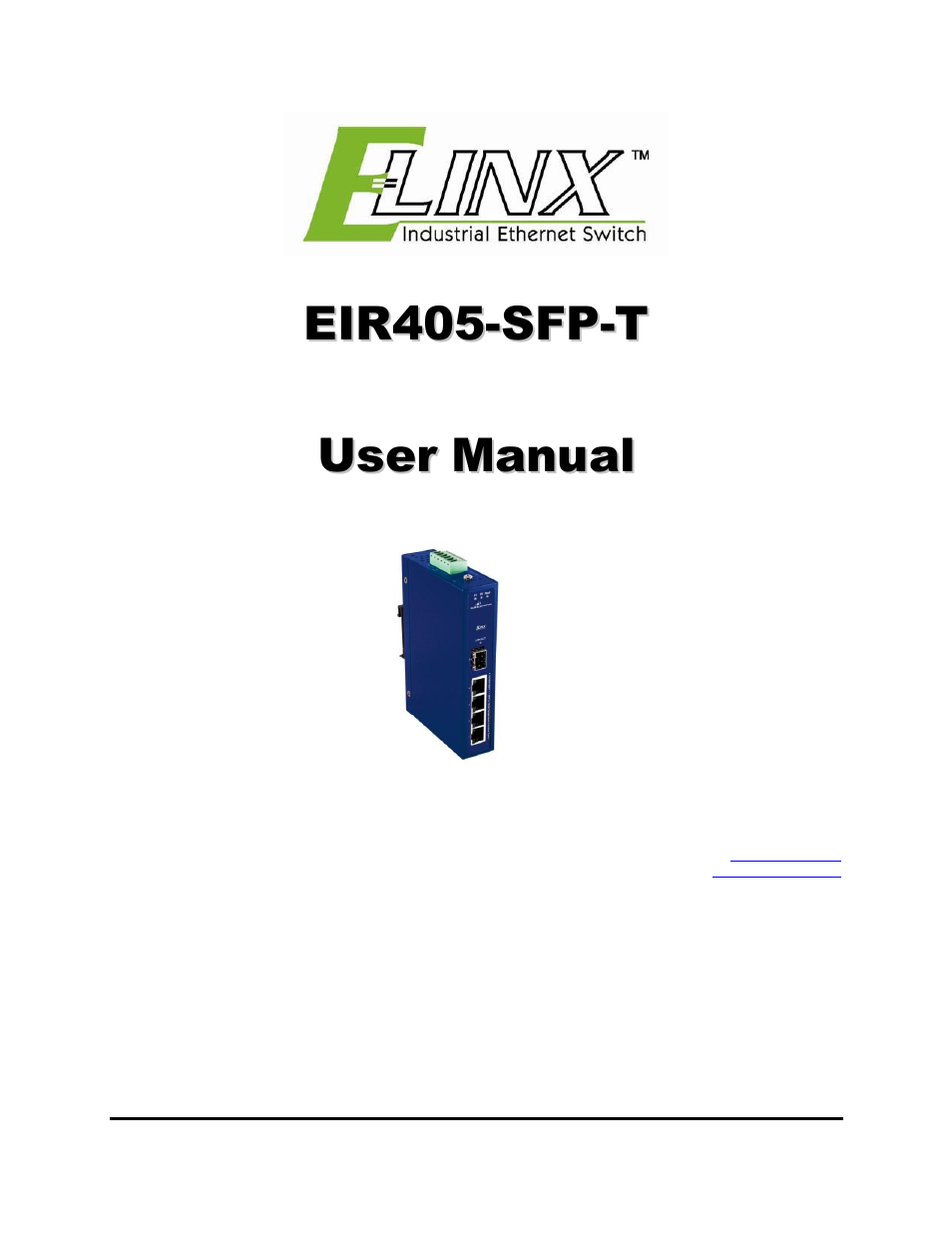 B&B Electronics EIR405-SFP-T - Manual User Manual | 22 pages